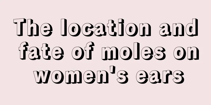 The location and fate of moles on women's ears