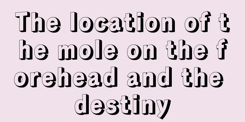 The location of the mole on the forehead and the destiny