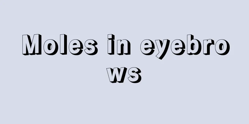 Moles in eyebrows
