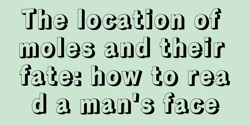 The location of moles and their fate: how to read a man's face