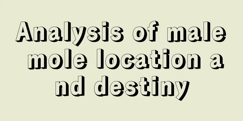Analysis of male mole location and destiny