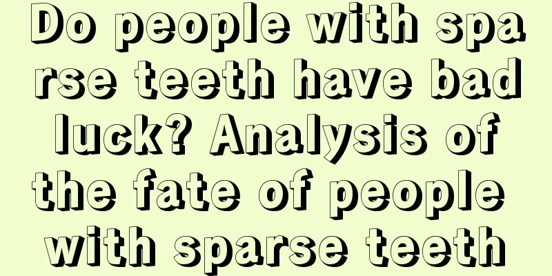 Do people with sparse teeth have bad luck? Analysis of the fate of people with sparse teeth