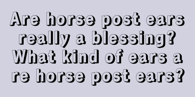 Are horse post ears really a blessing? What kind of ears are horse post ears?