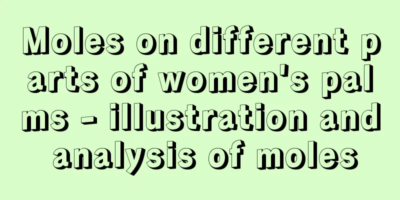 Moles on different parts of women's palms - illustration and analysis of moles