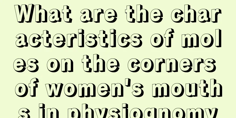 What are the characteristics of moles on the corners of women's mouths in physiognomy