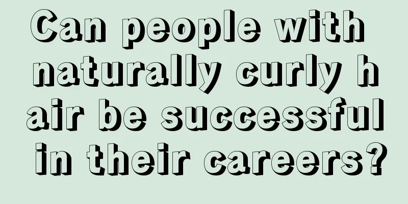 Can people with naturally curly hair be successful in their careers?