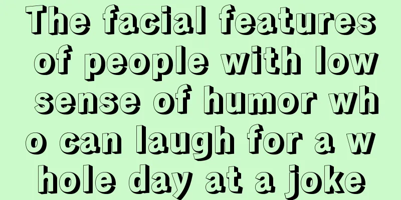 The facial features of people with low sense of humor who can laugh for a whole day at a joke