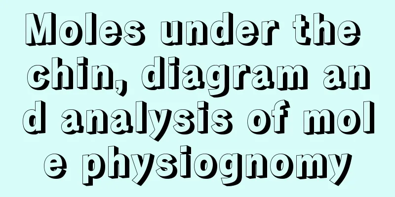 Moles under the chin, diagram and analysis of mole physiognomy