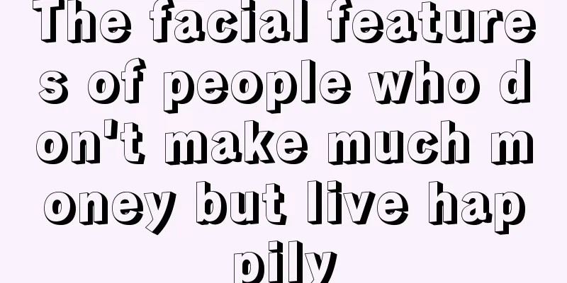 The facial features of people who don't make much money but live happily