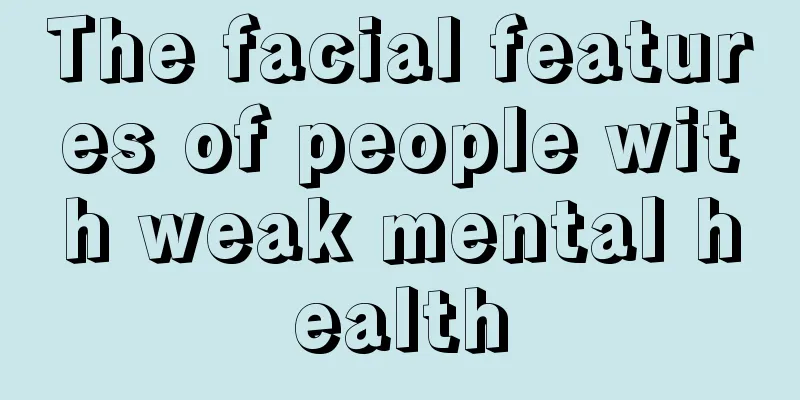 The facial features of people with weak mental health
