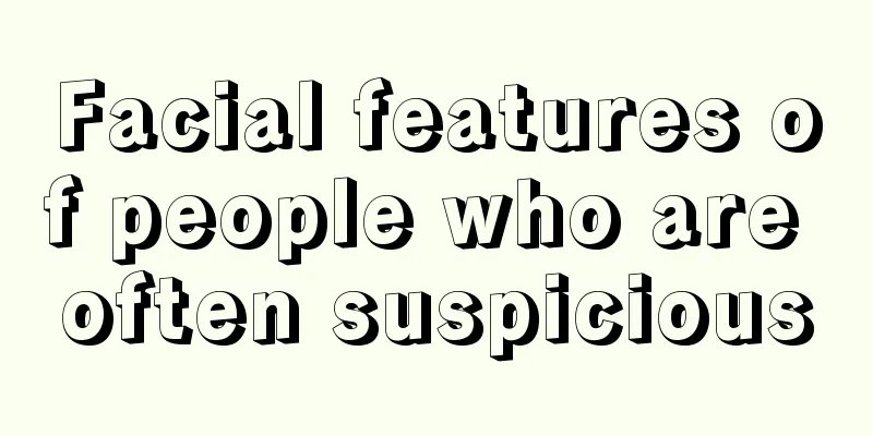 Facial features of people who are often suspicious