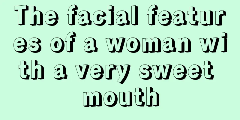 The facial features of a woman with a very sweet mouth