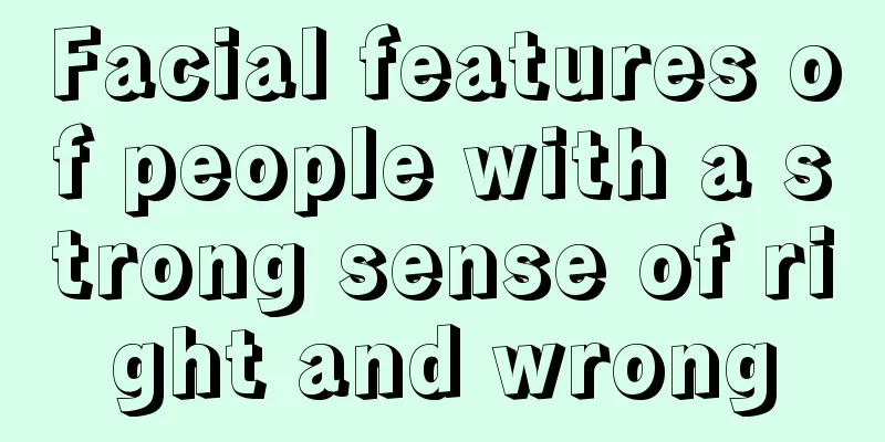 Facial features of people with a strong sense of right and wrong