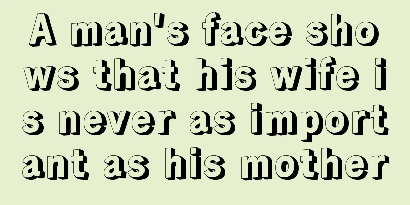 A man's face shows that his wife is never as important as his mother