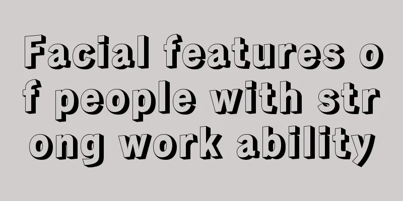 Facial features of people with strong work ability