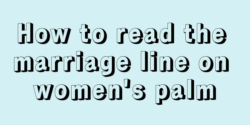 How to read the marriage line on women's palm