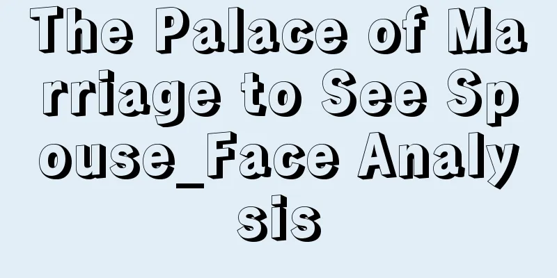 The Palace of Marriage to See Spouse_Face Analysis