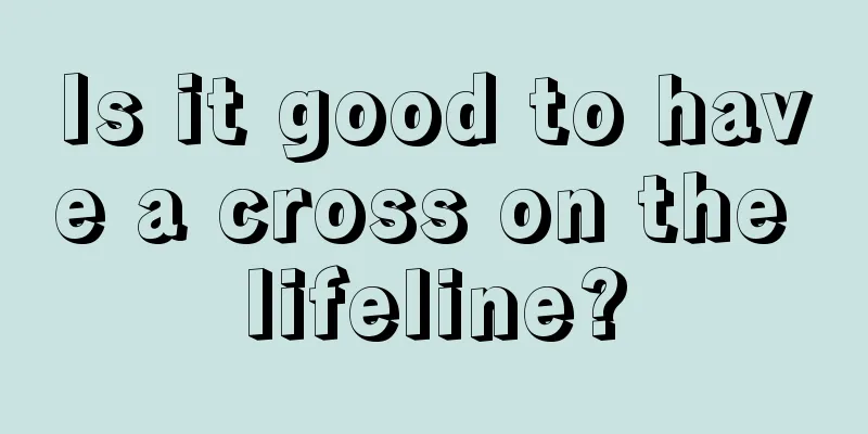 Is it good to have a cross on the lifeline?