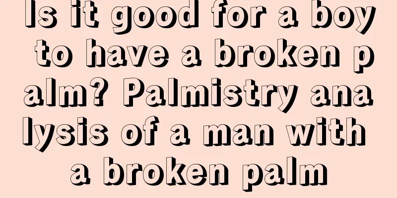 Is it good for a boy to have a broken palm? Palmistry analysis of a man with a broken palm