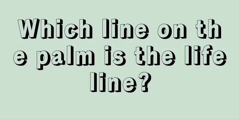 Which line on the palm is the lifeline?