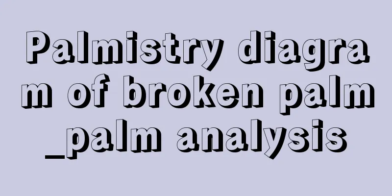 Palmistry diagram of broken palm_palm analysis