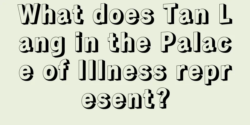 What does Tan Lang in the Palace of Illness represent?