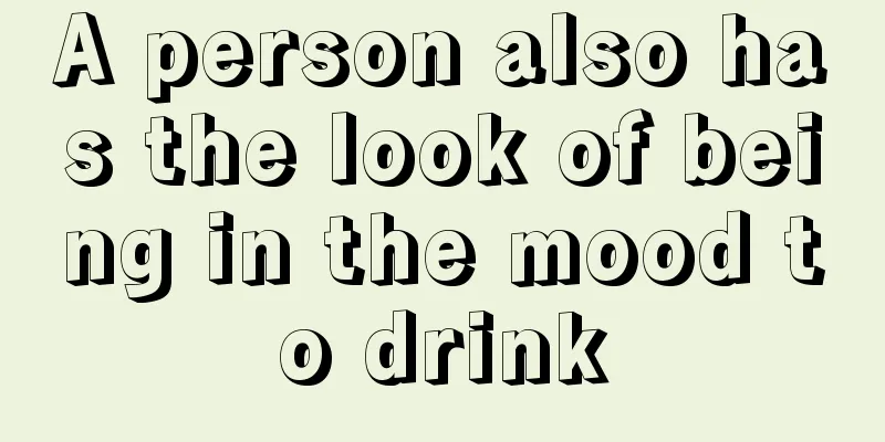 A person also has the look of being in the mood to drink
