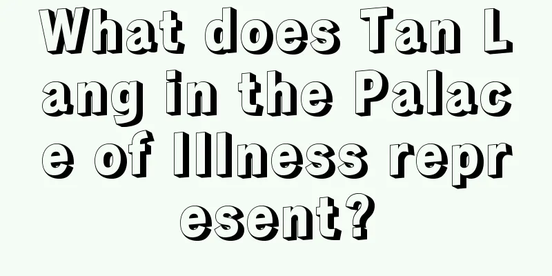 What does Tan Lang in the Palace of Illness represent?