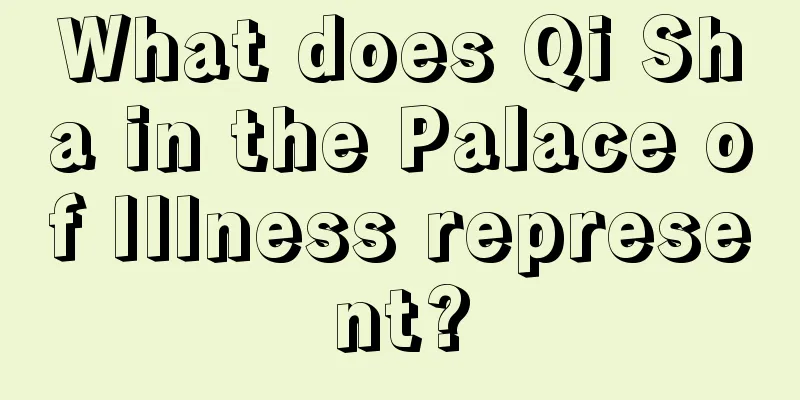 What does Qi Sha in the Palace of Illness represent?
