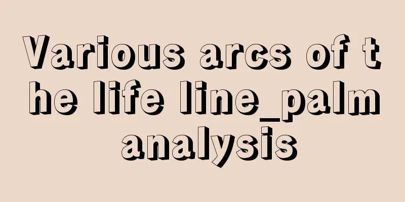 Various arcs of the life line_palm analysis