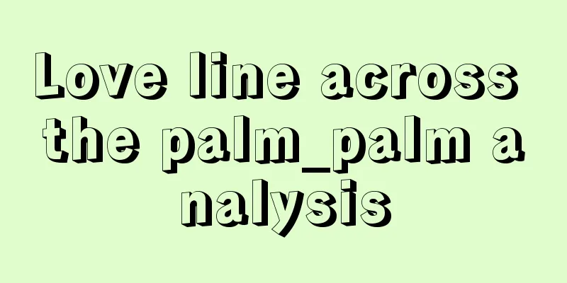 Love line across the palm_palm analysis