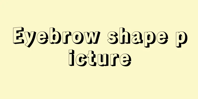 Eyebrow shape picture