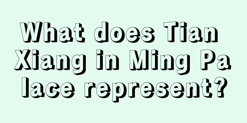 What does Tian Xiang in Ming Palace represent?