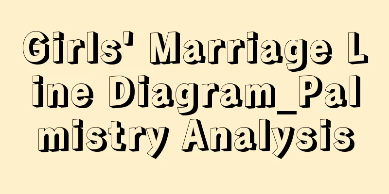 Girls' Marriage Line Diagram_Palmistry Analysis