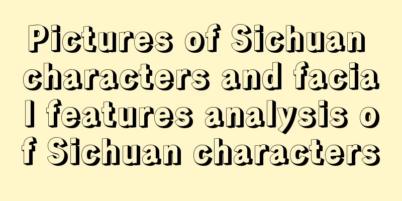 Pictures of Sichuan characters and facial features analysis of Sichuan characters