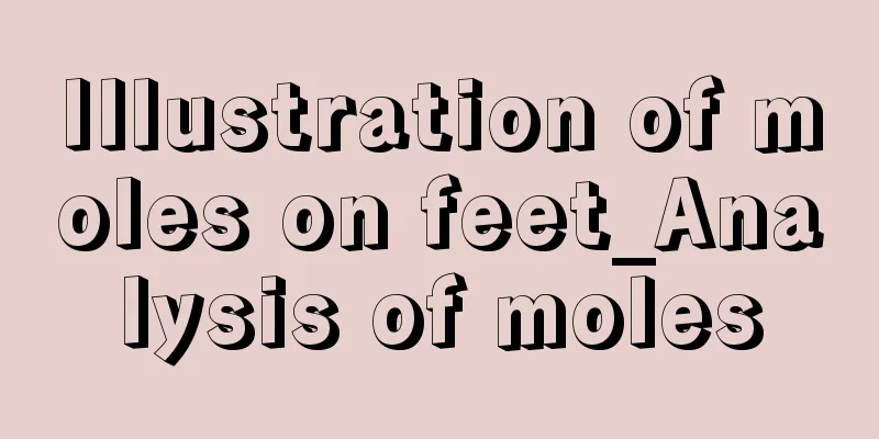 Illustration of moles on feet_Analysis of moles
