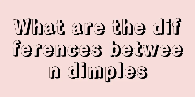What are the differences between dimples