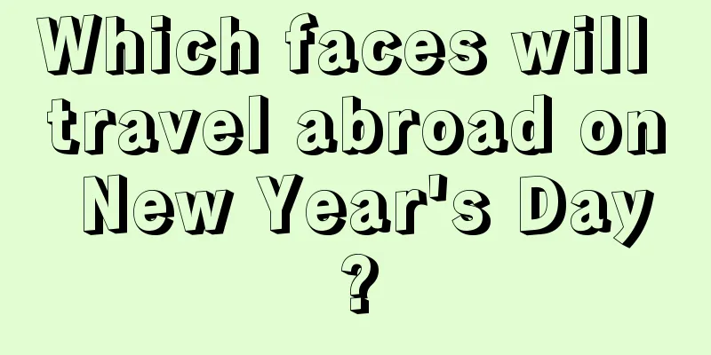 Which faces will travel abroad on New Year's Day?