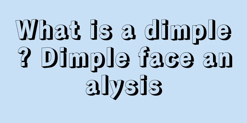 What is a dimple? Dimple face analysis