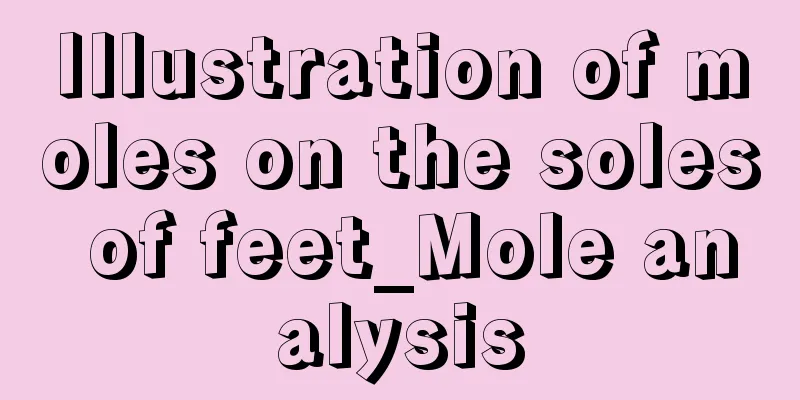 Illustration of moles on the soles of feet_Mole analysis