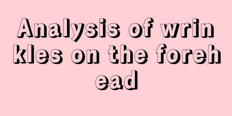 Analysis of wrinkles on the forehead