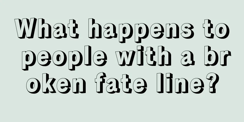 What happens to people with a broken fate line?