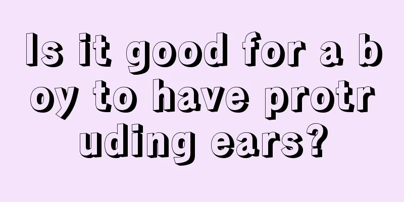 Is it good for a boy to have protruding ears?