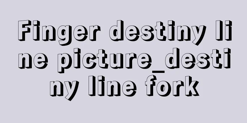 Finger destiny line picture_destiny line fork