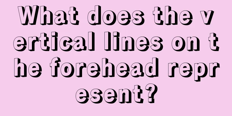 What does the vertical lines on the forehead represent?