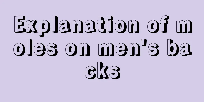 Explanation of moles on men's backs