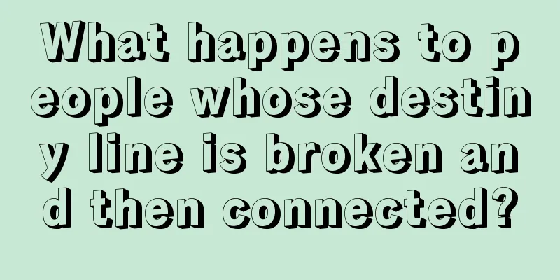 What happens to people whose destiny line is broken and then connected?