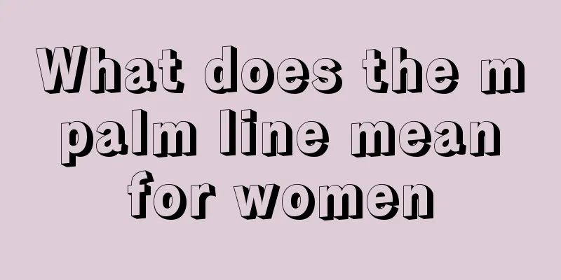 What does the m palm line mean for women