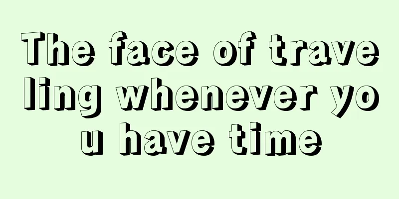 The face of traveling whenever you have time