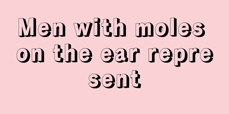 Men with moles on the ear represent